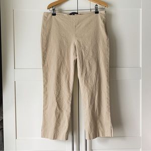 Theory khaki capri pants (8)